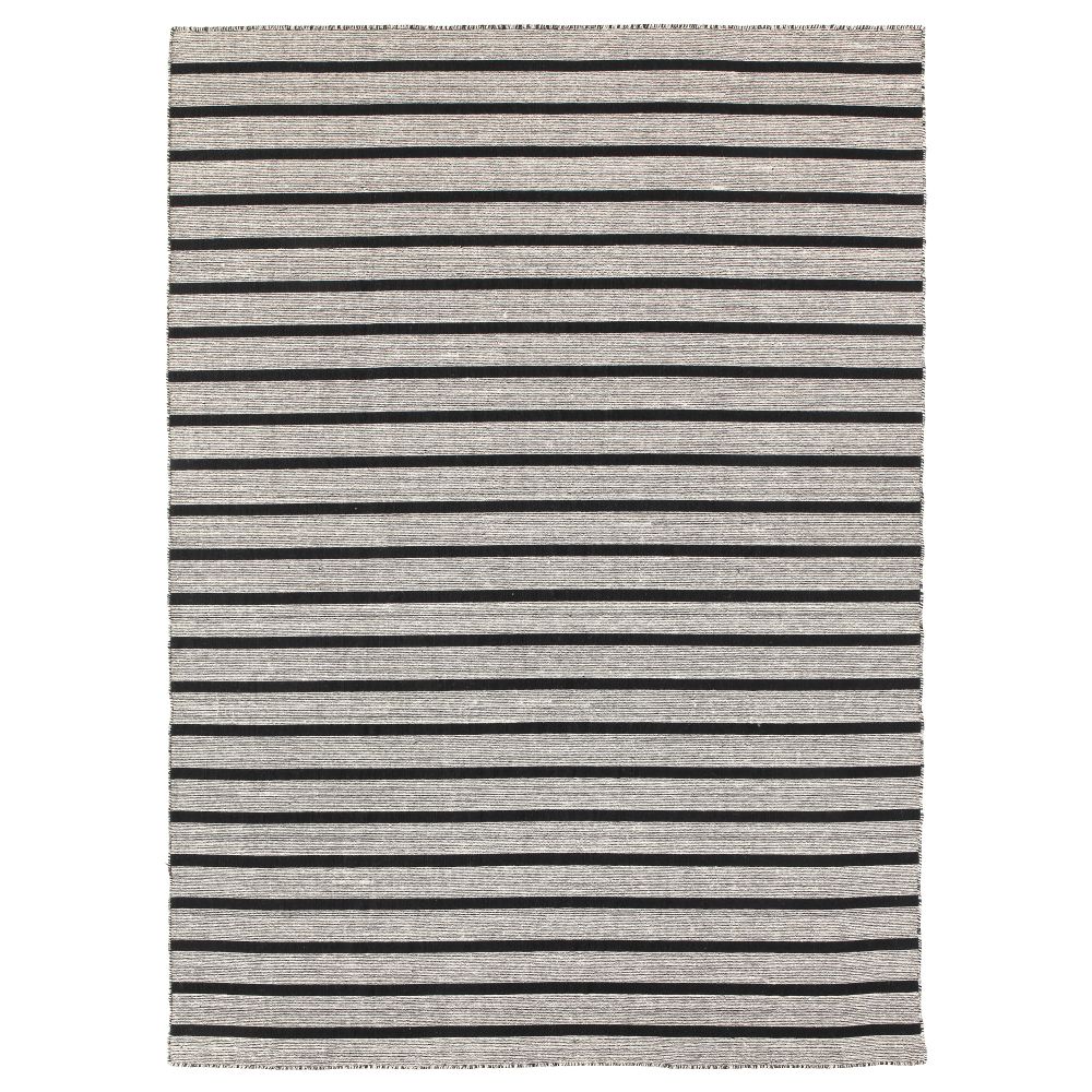 Ковер, безворсовый РАСКМОЛЛЕ, ручная работа черный черный (170x240 см) - фото 1