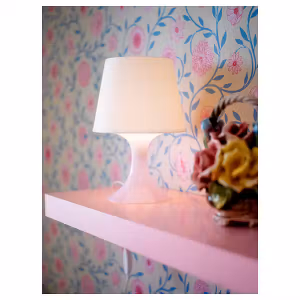LAMPAN Лампа настольная - белый 29 см - фото 5