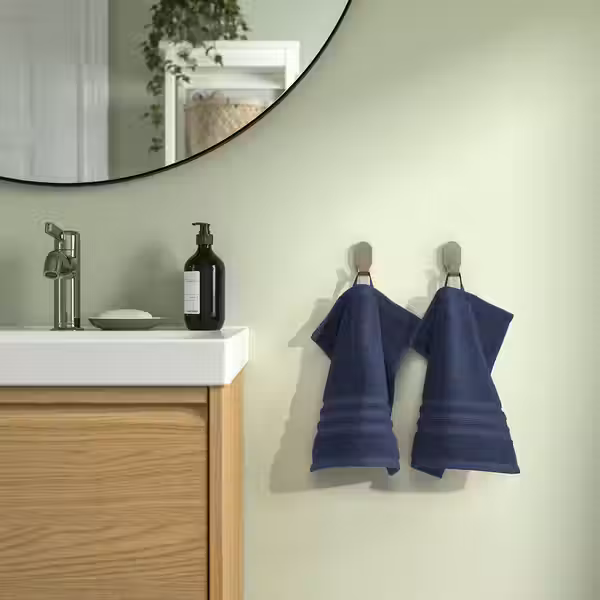 BROKGLIM БРОКГЛИМ Полотенце - темно-синий 30x30 см - фото 4