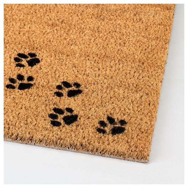 Придверный коврик БЛОВЭНД, черный (40x70 см) - схема-чертеж с размерами