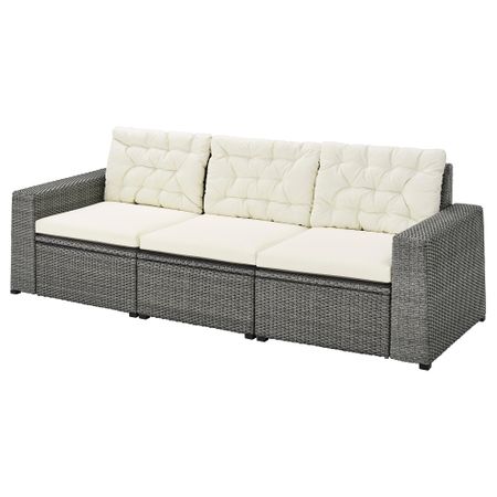 3-местный модульный диван, садовый, 223x82x84 cm IKEA SOLLERÖN СОЛЛЕРОН 793.036.45