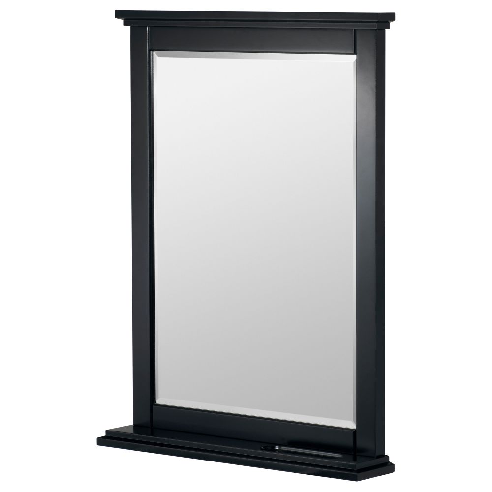 Зеркало СОКНЕДАЛЬ, черный (60x80 см) - фото 1