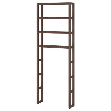 Модуль для хранения МОЛЬГЕР, темно-коричневый (68x18x182 см)