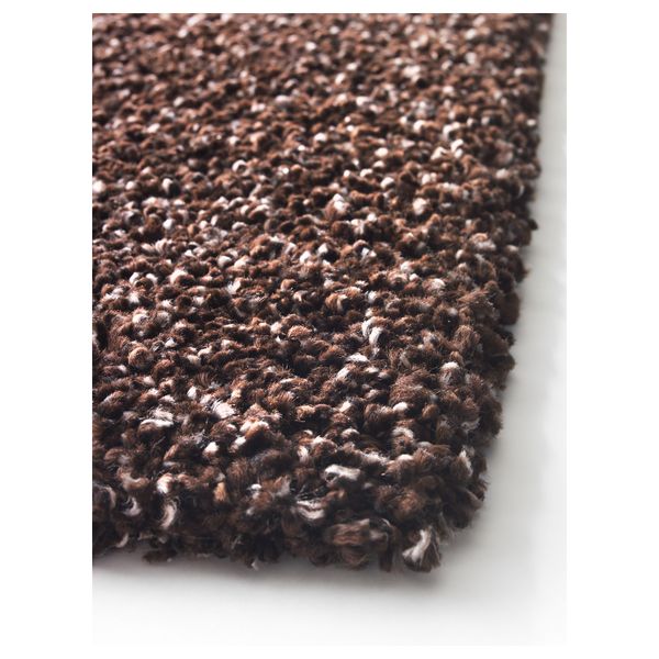 Ковер, длинный ворс АЛЬХЕДЕ, коричневый - фото 2