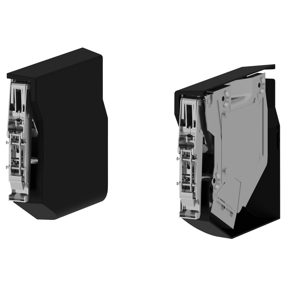 Маленькая петля для горизонтальный дверцы УТРУСТА, черный - фото 1