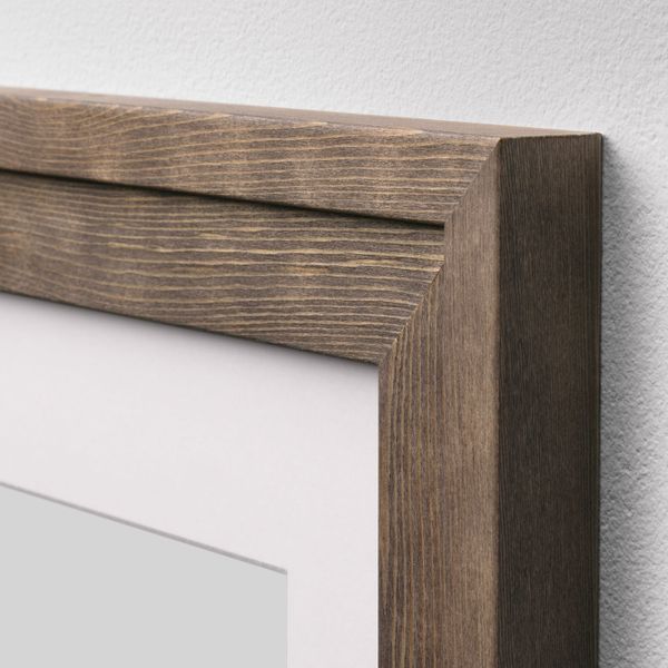 Рама, коричневый 40x50 см IKEA RAMSBORG РАМСБОРГ 404.784.05 - схема-чертеж с размерами