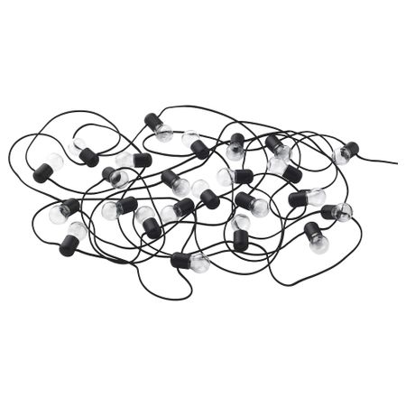 Гирлянда, 24 светодиода, для помещений черный IKEA BLÖTSNÖ БЛОТСНО 904.211.38