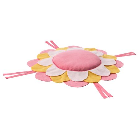 Подушка на стул ЛАТТО, розовый, желтый