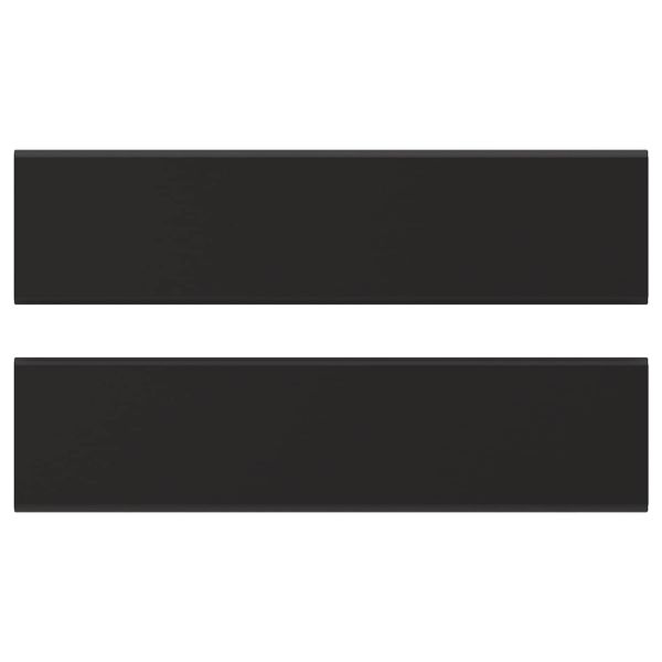 Фронтальная панель ящика, антрацит 40x10 см IKEA KUNGSBACKA КУНГСБАККА 803.549.12 - фото 1