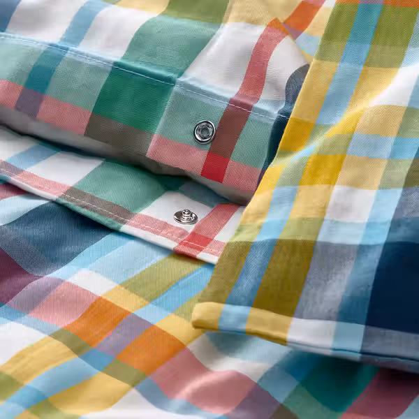 HÖSTGENTIANA ХЁСТГЕНТИАНА Пододеяльник и 2 наволочки - фото 4