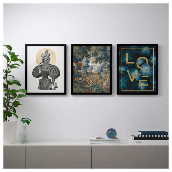 Постер БИЛЬД, Любовь (40x50 см) - схема-чертеж с размерами