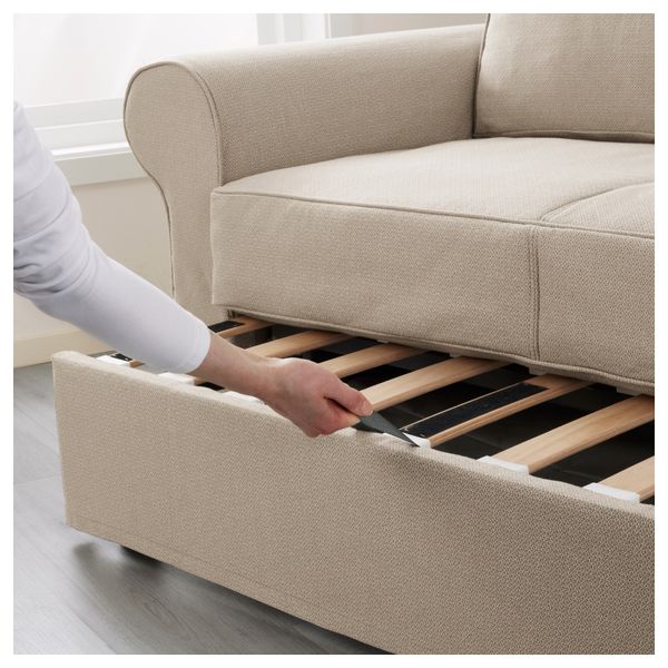 Диван-кровать 2-местная БАККАБРУ, Хильте бежевый - фото 3