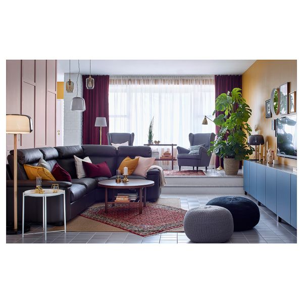 Журнальный стол, коричневый 90 см IKEA LISTERBY ЛИСТЕРБИ 604.080.63 - фото 4