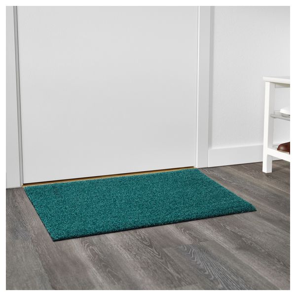 Придверный коврик ОПЛЕВ, д/дома/улицы бирюзовый (50x80 см) - фото 3