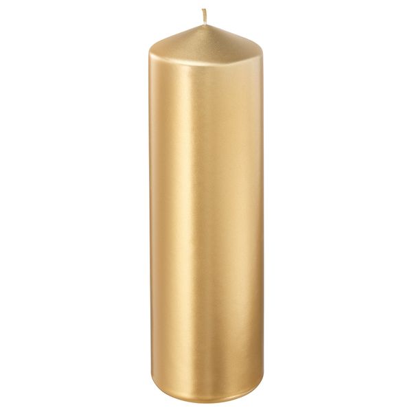 Неароматическая свеча формовая ВИНТЕР 2018, золотой (25 см) - фото 1