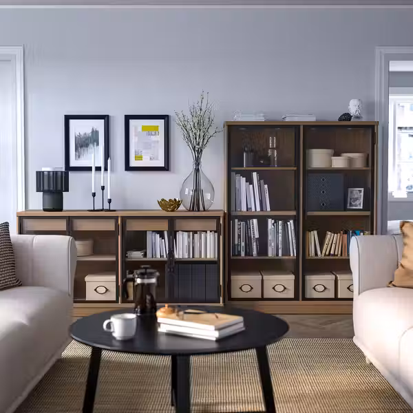 LANESUND Комбинация д/хранения - серо-коричневый 282x47x152 см - фото 2