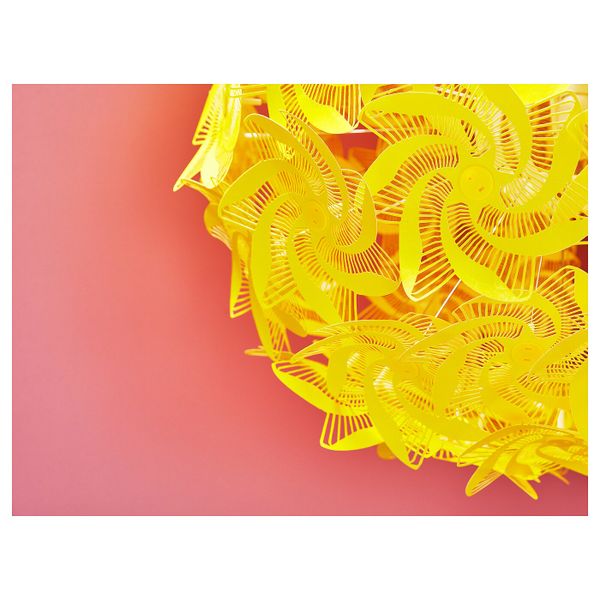 Подвесной светильник, желтый 55 см IKEA ГРИМСОС 804.168.49 - фото 4