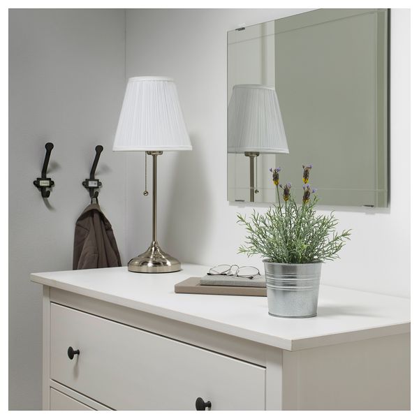 Искусственное растение в горшке ФЕЙКА, лаванда сиреневый (9 см) - схема-чертеж с размерами