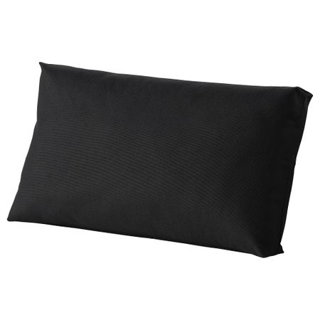 Подушка для садовой мебели КУНГСЭ, черный (62x37 см)