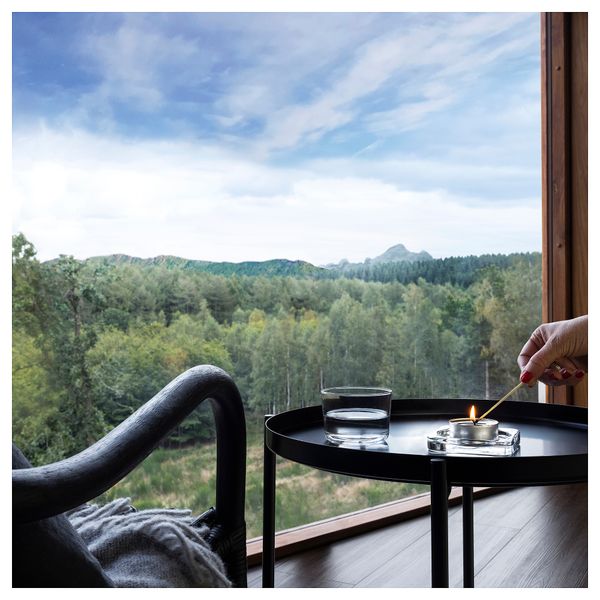 Аромат свеча в металической подставке, 9 hr IKEA PÄRONTRÄD 905.257.63 - фото 3