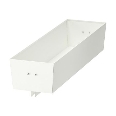 MITTZON Контейнер для каркаса с колесиками - белый 80x14 см