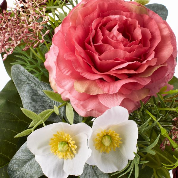 Искусственный букет, темно-розовый 50 см IKEA SMYCKA СМИККА 104.097.53 - фото 2