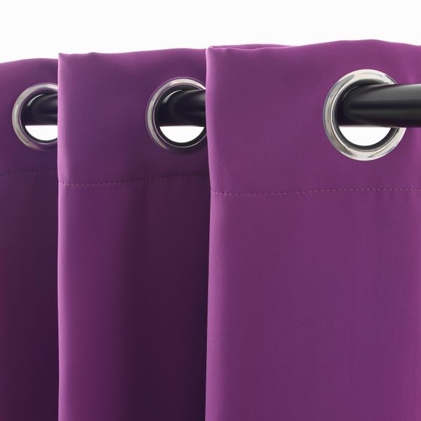 Гардины, блокирующие свет, 1 пара, сиреневый 145x300 см IKEA ХИЛЛЕБОРГ 604.250.34 - фото 4