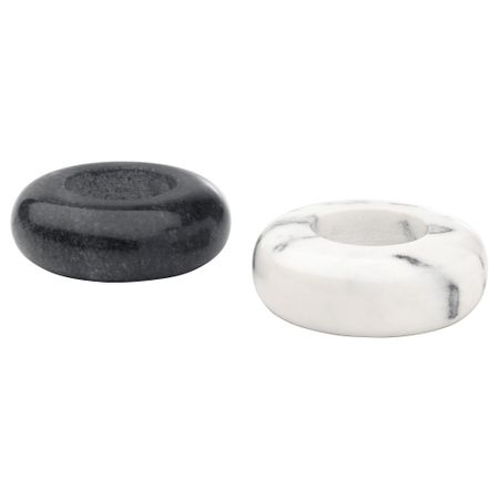 Подсвечник для греющей свечи СИТТНИНГ, разные цвета, мрамор (2 см)