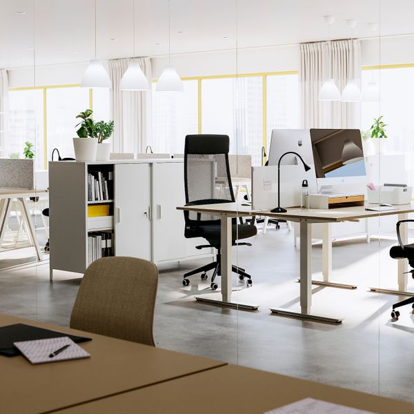 Шкаф с раздвижными дверцами, белый 80x110 см IKEA TROTTEN ТРОТТЕН 604.747.98 - фото 4