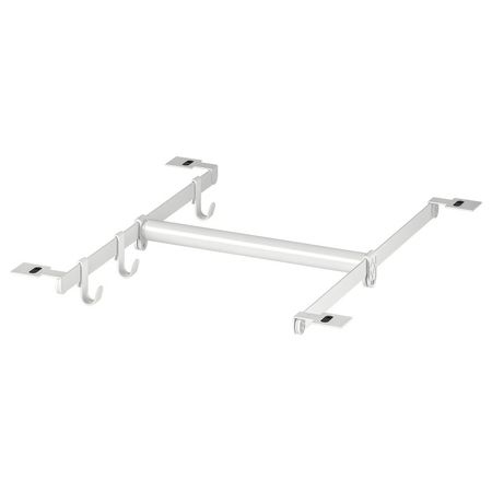 HJÄLPA Плат штг+2 накл шины+3 крч+2уп соед - регулируемый/белый 30-47x55 см