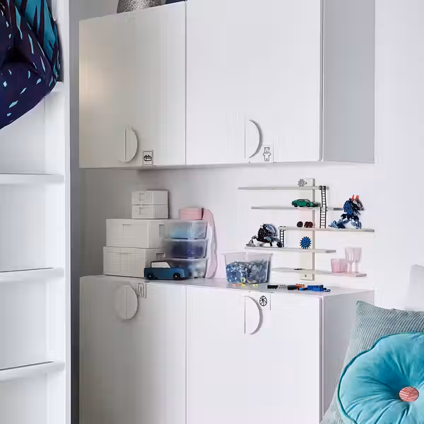 SMÅSTAD Навесной шкаф - белый белый/с 1 полкой 60x32x60 см - фото 5