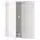 METOD Угл нвсн шкф с вращающ секц - белый/Veddinge белый 68x100 см