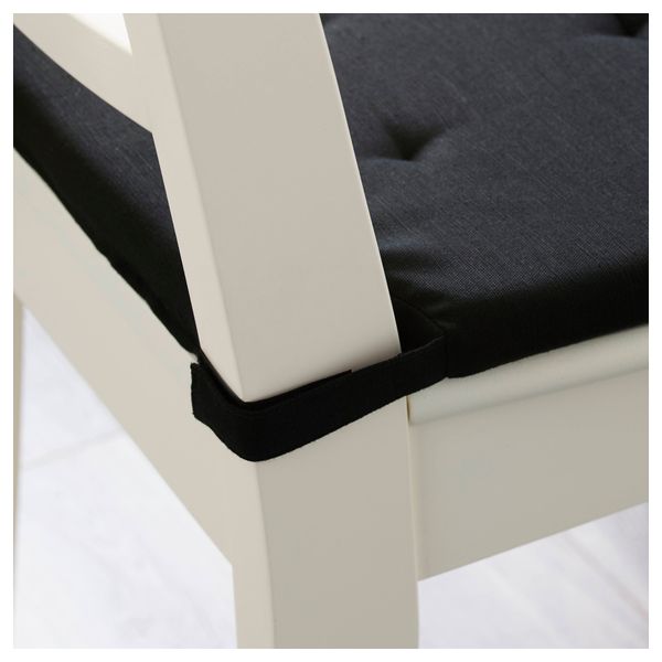 Подушка на стул АДМЕТЕ, черный (43/36x42x2.5 см) - схема-чертеж с размерами