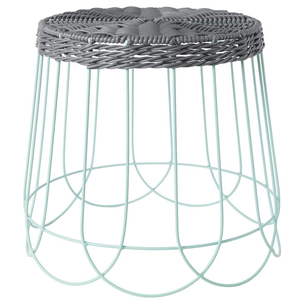 Пьедестал для цветов СОЛРОСФРО, д/дома/улицы серый, зеленый (30 см) - фото 1