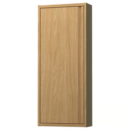 ÄNGSJÖN Навесной шкаф с дверцей - под дуб 40x15x95 см
