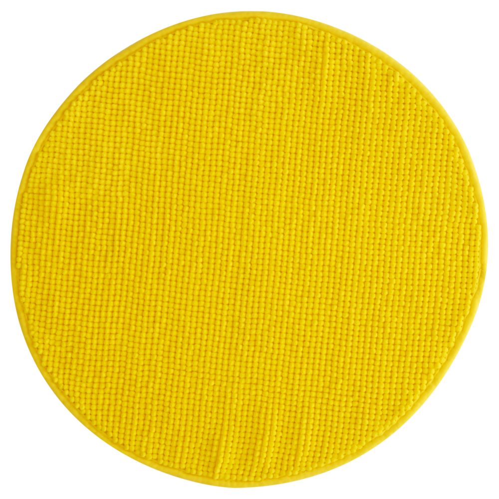 Коврик для ванной БАДАРЕН, желтый (55 см) - фото 1