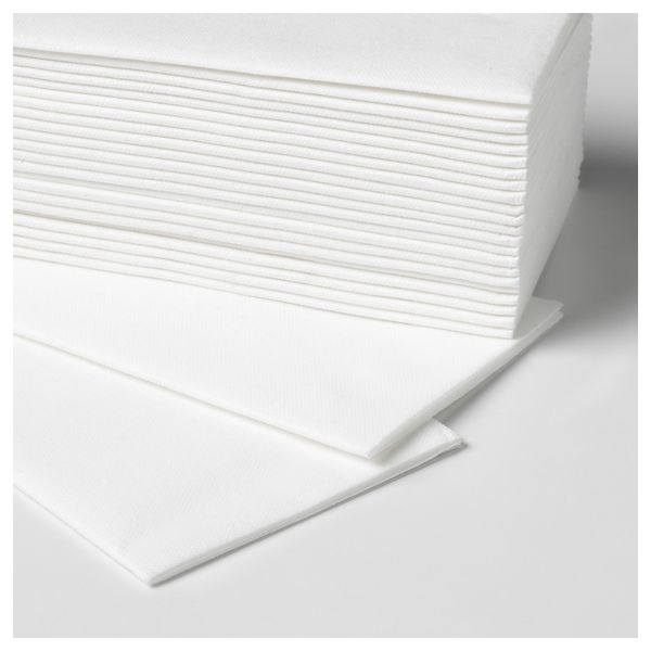 Салфетка бумажная МОТТАГА, белый (38x38 см) - фото 3