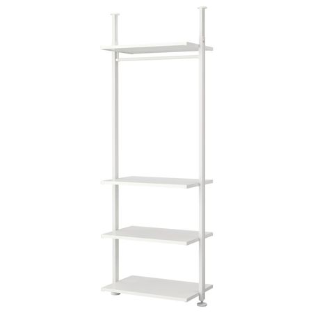 ELVARLI Гардероб, комбинация - белый 92x51x222-350 см