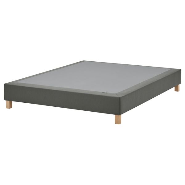 Реечное основание матраса с ножками, темно-серый, 160x200 см IKEA LYNGÖR 895.544.45 - фото 2