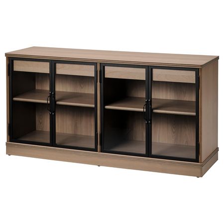 LANESUND Сервант - серо-коричневый 161x47x81 см