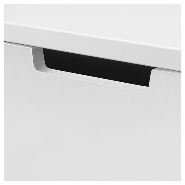 Комод с 12 ящиками НОРДЛИ, белый (120x145 см) - схема-чертеж с размерами