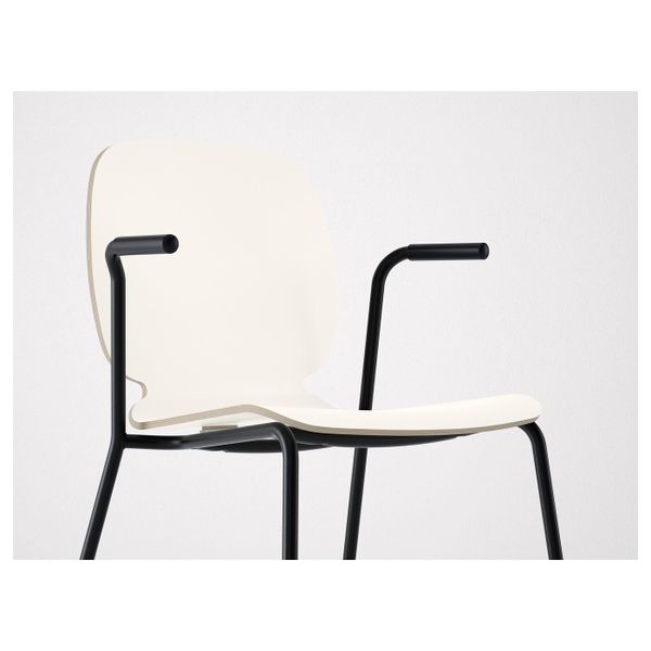 Легкое кресло, белый, Дитмар черный IKEA СВЕН-БЕРТИЛЬ 592.271.72 - схема-чертеж с размерами