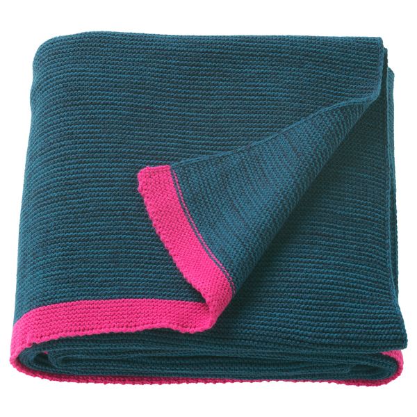 Плед ЛИЗАМАРИ, синий, розовый (130x170 см) - фото 6