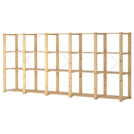 Комбинация для хранения ГОРМ, хвойное дерево (397x55x174 см)