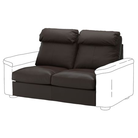 Секция 2-местного дивана-кровати, Гранн/Бумстад темно-коричневый IKEA LIDHULT ЛИДГУЛЬТ 604.055.59