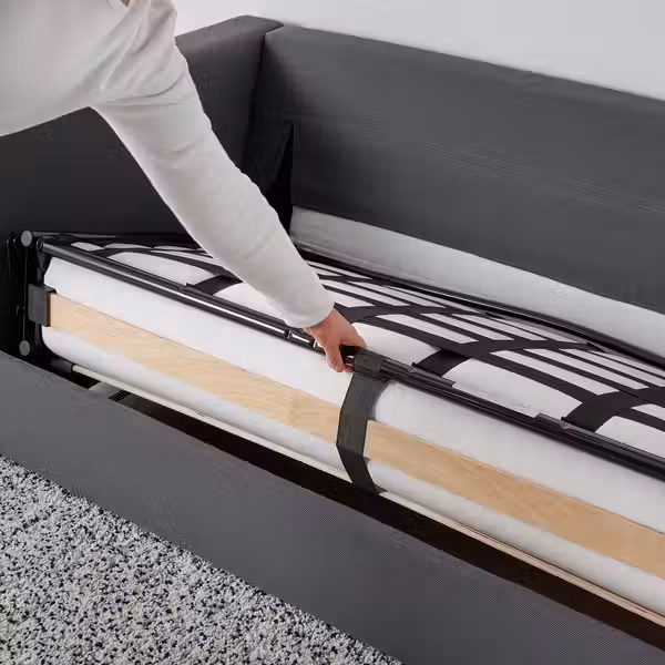 VIMLE 2-местный диван-кровать - Hallarp серый - фото 6