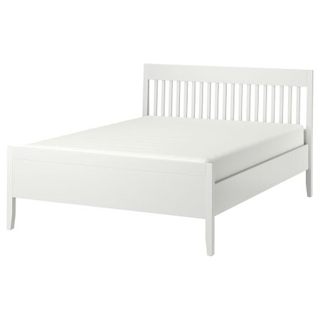 Каркас кровати, белый, Lindbåden, 140x200 см IKEA IDANÄS ИДАНЭС 294.949.30