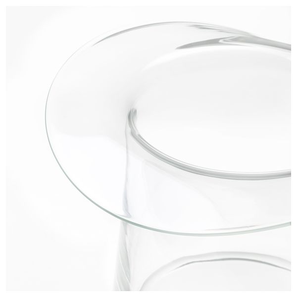 Ваза ОМЕДЕЛЬБАР, прозрачное стекло (19 см) - фото 2