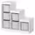 TROFAST Комбинация д/хранения+контейнеры - белый/серый 99x44x94 см