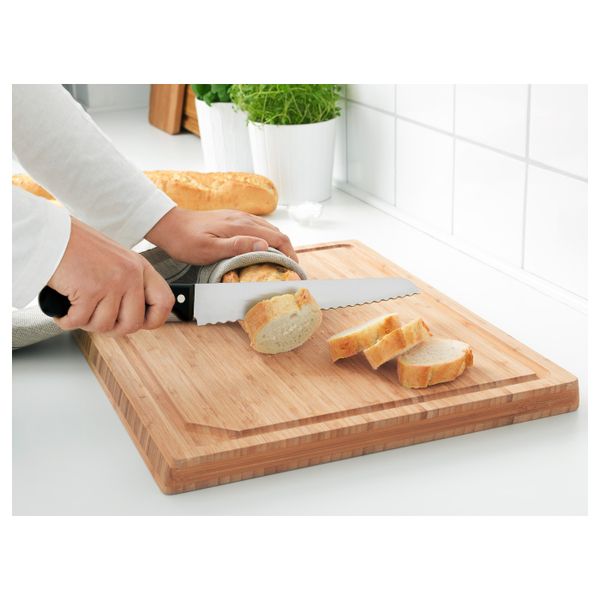 Нож для хлеба, темно-серый 23 см IKEA VARDAGEN ВАРДАГЕН 103.834.37 - фото 2